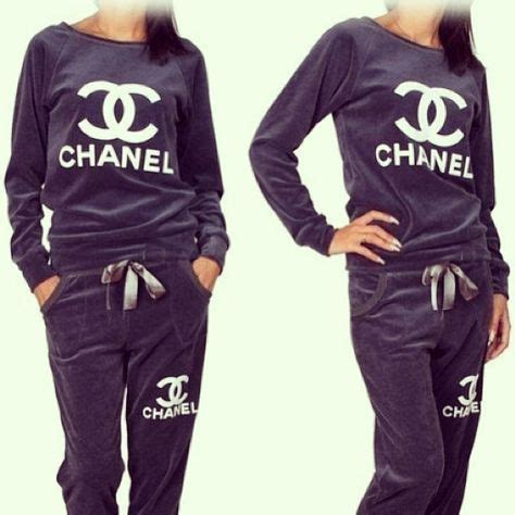 chanel sweat suit women'|chanel clothing for women.